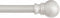 Kenney KN55971 Davenport Ball End Petite Café Decorative Window Curtain Rod, 48-86" Adjustable Length, Brushed Nickel Finish, 1/2" Diameter Steel ...