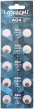 20 x LOOPACELL AG4 LR626 377 1.5V Alkaline Watch Batteries...