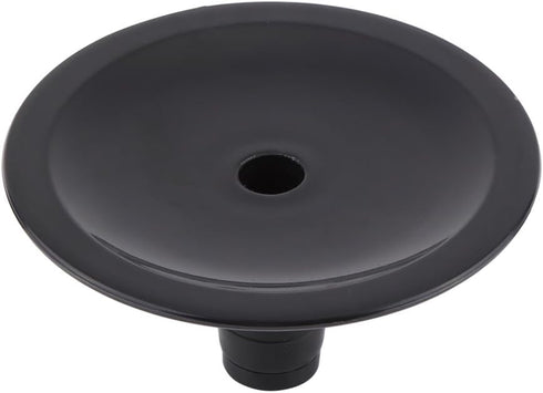 6Pcs Bottle Top Stem, 3.15 x 3.15 x 1.57" Glass Beer Bottles Top Holder for Crafts,Wine Bottles Top Stems Base Stand Rubber(Black)...