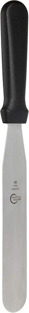 Mercer Culinary Straight Spatula, 8 Inch, Stainless Steel,Black...