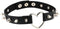 Multicolor Simulated Leather PU Black-tone/Silver-tone Heart Ring Rivet Spiked Necklace Neckband Choker...