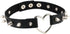 Multicolor Simulated Leather PU Black-tone/Silver-tone Heart Ring Rivet Spiked Necklace Neckband Choker...