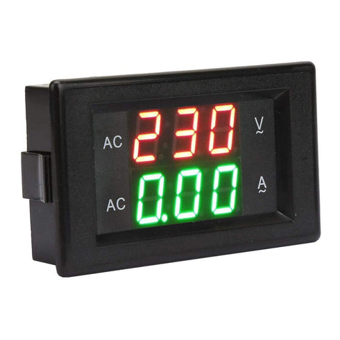 Fafeicy Digital Display AC Voltmeter,YB4835VA AC 500V/50A LED Ampere Meter Voltmeter, 2 Times per Second, Multimeter...