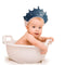 Baby Bath Cap Baby Shower Cap Waterproof Shampoo Hat for Children Toddler Girls Boys Protect ears eyes. Adjustable Silicone Baby Bathing Crown...