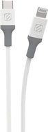 Scosche Ci44WG-SP Strikeline MFI Certified Lightning Charge & Sync Cable for All Lightning Devices 4-ft. White/Gray...