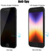 3 Pack Privacy Screen Protector For iPhone SE 2022 (3rd Generation) / iPhone SE 2020 (2nd Generation) / iPhone 8 / iPhone 7 (4.7") Anti Spy Privat...