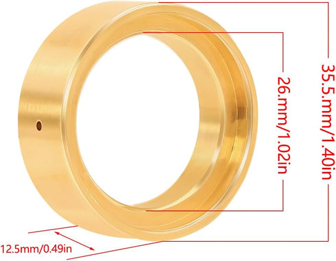 35g/pcs Brass Beadlock Clamp Wheel Weights Inner Rings for 1/18 RC Crawler TRX4M Stock Tires Upgrade...