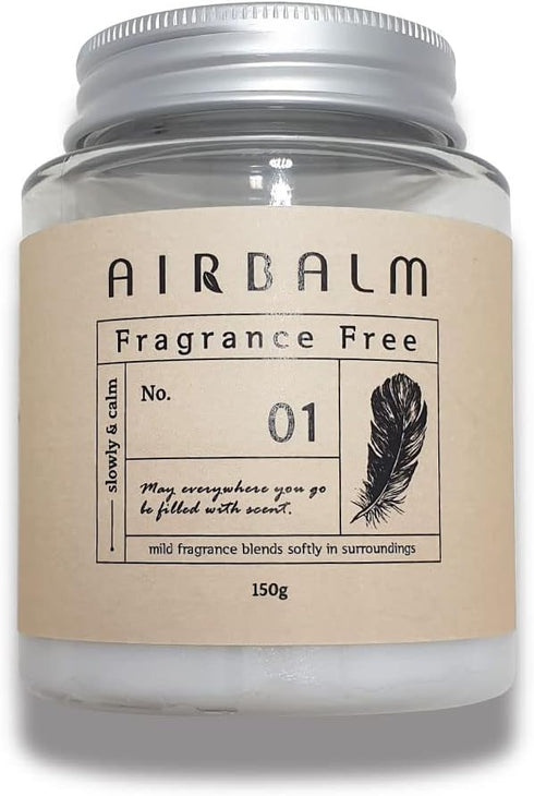 Air Balm Odor Eliminator, Solid Air Fresher, 1 Pack, 5.3 oz. Lasts 90 Days for Room, Kitchen, Bathroom and Wardrobe, BABY POWDERScent (Fragrance F...