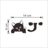 Decaltor Cat Wall Stickers Light Switch Decor Decals Art Mural Baby Nursery Room...