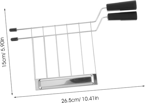 Bread Machine Grill Toaster Sandwich Rack Bread Rack Toast Holder Toaster Accessory Roasting Rack Kitchen Toast Rack Sandwich Rack Cage Breakfast ...