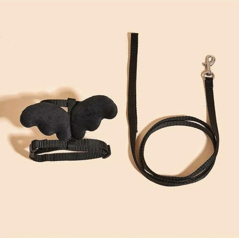 Pet Accessories Matching Leashes Harness Set Angel Wings. Cats Dogs Rabbits Hamsters. Adjustable Mesh Vest Chest Strap Outdoor Suit Small Medium P...