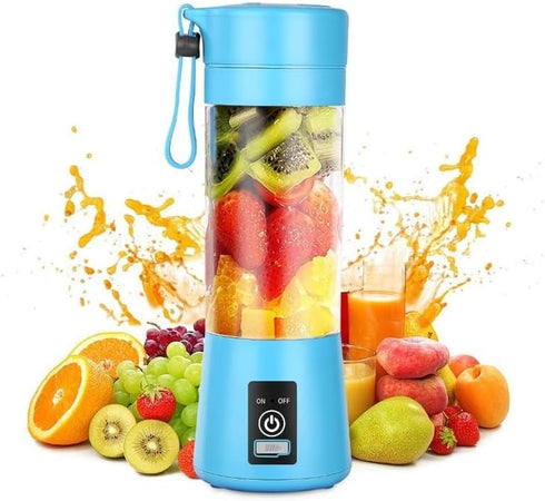 Fresh Juice Portable Blenders and Mini Fruit Smoothie Milk-shake Mixer Bottle Blander Licuadora Portatil Juicer (Green), Large...