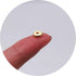INSPIRELLE 100pcs Heishi Beads 6mm Long-Lasting Disc Brass Rondelle Spacer Beads Yellow Gold Plated Flat Round Shape Jewelry Metal Spacers for Bra...