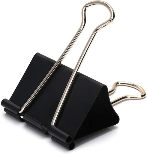 50 Pcs Extra Large Binder Clips 2 Inch Durable Black Big Paper Clamps for Office School Personal Document Organizing...