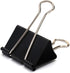 50 Pcs Extra Large Binder Clips 2 Inch Durable Black Big Paper Clamps for Office School Personal Document Organizing...