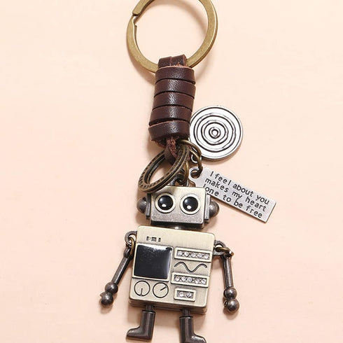 Funny KeyChains Leather KeyRings Pendant for Car Keychains purse handbag backpack Gift...