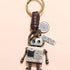 Funny KeyChains Leather KeyRings Pendant for Car Keychains purse handbag backpack Gift...