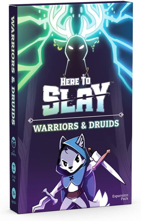 Here to Slay Warriors & Druids Expansion Pack - Designed to be Added to Your Here to Slay Base Game...