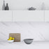 TORC White Marble Wallpaper Peel and Stick 17.1" x 120", Self Adhensive Faux Marble Contact Paper for Countertop Table Furniture...