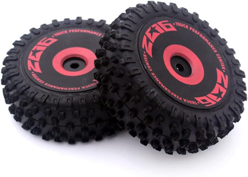 Replacement 2PCS Durable Front Tire Wheel Tyre RC Parts Compatible with WLtoys 124016 RC Car...