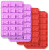 Bone Shaped Silicone Molds, 18 cavity, Food Grade, for Chocolate, Candy, Cake, Pudding, Jelly, Dog Treats. 4 Pcs...