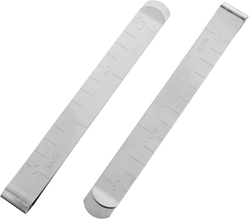 Stainless Steel Sewing Clips Hemming Clips 3 Inch Measurement Ruler Quilting Supplies Hemming Marks Sewing Supplies and Accessories -8PCS...