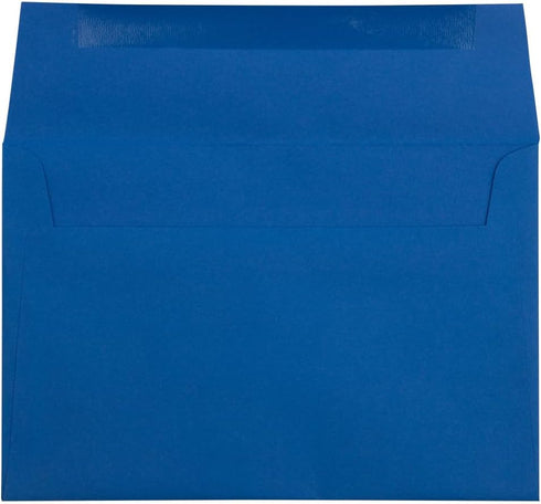 JAM PAPER A9 Premium Invitation Envelopes - 5 3/4 x 8 3/4 - Presidential Blue - 50/Pack...
