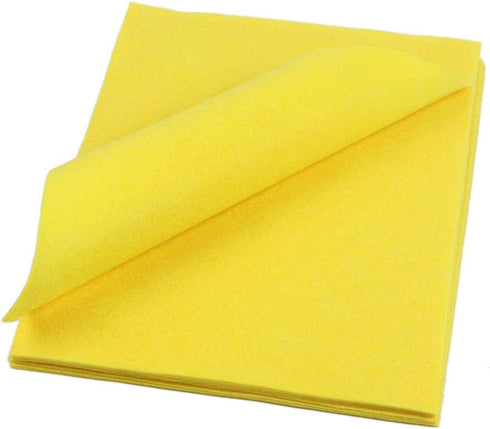 YYCRAFT Craft Soft Felt Sheets 9 Inch X 12 Inch - 24 Pcs Pack, Yellow...