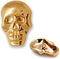 4-pcs Metal Skull Button with Shank 18mm x 26mm, TR-10599 (Gold)...
