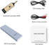 Aluminum Mini Bluetooth Transmitter with 3.5mm Male Jack for TV/ MP3/ PC/ PS4, Wireless Bluetooth Sender and Adapter Works with Bluetooth Headphon...