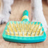 Deshedding Dog Bath Brush, Curry Brush for Short-Hair Dogs, Shampoo, Massage and Deshed, Use Wet or Dry, Professional Grooming Quality...