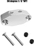 LS Oil Port Adapter 90 Degree 1/8" NPT LS Twin Turbo Oil Feed Line Adapter Oil Port Supply Adapter Plate...