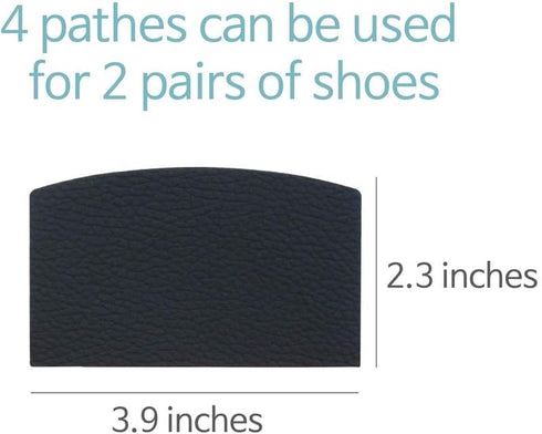 Shoe Heel Wear Hole Prevention Patch Insert/Repair Kit for 2 Pairs...