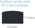 Shoe Heel Wear Hole Prevention Patch Insert/Repair Kit for 2 Pairs...
