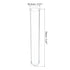 PATIKIL 6ml Plastic Test Tubes with Cork Stoppers, 40Pcs 78x13mm Tubes for Scientific Party Decoration Candy Bead Storage Bath Salt Lab Use, Clear...