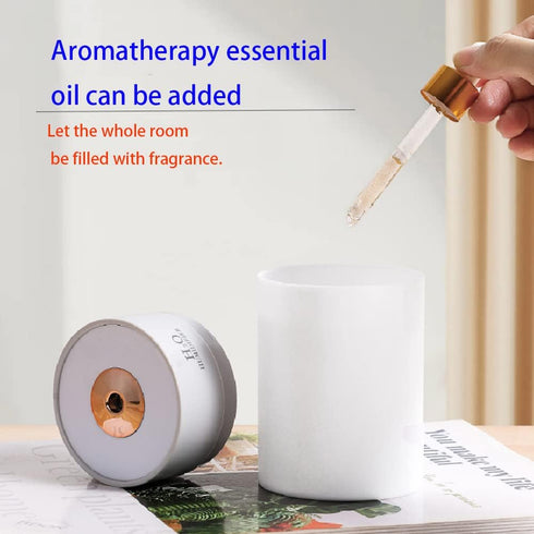 Colorful 260ml Humidifier,USB Power Supply,With 7 Color LED, Air Humidifier,Mini Air Humidifier,Can add essential oil,Suitable for Study Room, Bed...