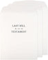 Qilery 3 Pieces Oversized Last Will And Testament Envelopes 10.2 x 12.9 Inch Self Adhesive Tear Resistant Envelopes White Large Mailing Envelopes ...