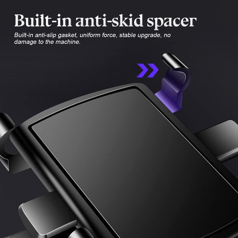 Car Phone Mount, ABS Cell Phone Holder for Car, 1400 Degree Rotation Dashboard Cell Phone Holder, Mobile Clip Stand for 3 to 7 inches Smartphones,...