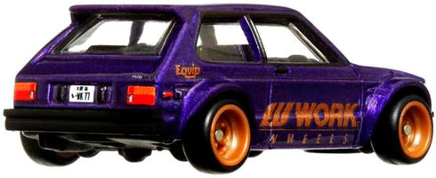 Hot Wheels Car Culture Circuit Legends Vehicles for 3 Kids Years Old & Up, 81 Toyota Starlet Kp61, Premium Collection of Car Culture 1:64 Scale Ve...