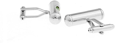 3D Spirit Level Cufflinks Tools Cuff Links Engineer (Green)...