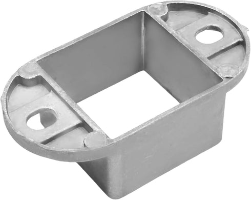 10Pcs 1-1/2 Inch Aluminum Alloy Upright Fixed Bracket, Deck Railing Bracket Post for Deck Cable Railing, Fence, Handrail Railing, Mailbox Post Hol...