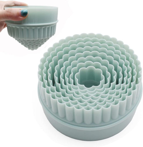 8 Pieces Display Stands for Pyrex Bowls Bowl Stands Bowl Display Stands for Cabinet Organizer Plastic...