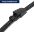 X AUTOHAUX Car 345mm 13'' Rear Windshield Wiper Blade Arm Set for Seat Ibiza ST 2010-2020...
