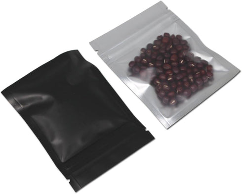 PABCK 200 Pack 3.3x5.1 inch (Inside Size 2.9x3.9 inch) Resealable Zipper Lock Food Storage Bags for Zip Heat Seal Lock Coffee Foil Packaging Pouch...