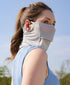 Neck Gaiter Balaclava Sun Protective Face Bandana with Ear Loops Ice Silk Veil UV Protection Face Cover for Summer Outdoor Activities...
