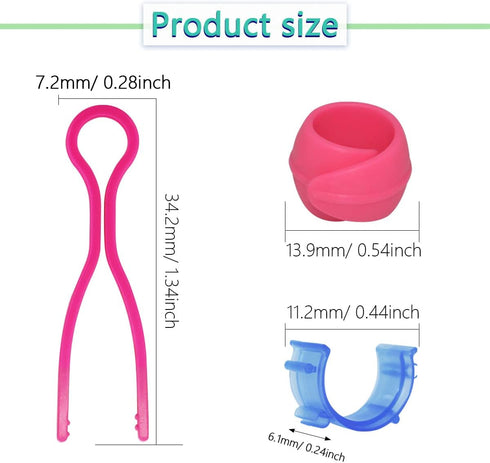 142 Pcs Bobbin Thread Organizing Clips, 70 Bobbin Holder Clips Color Thread Clips Holder, 32 Silicone Holder Bobbin Holders, 40 Bobbin Thread Hold...