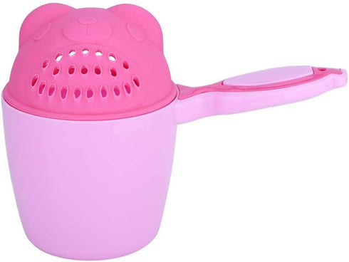 ViaGasaFamido Baby Shampoo Rinse Cup Waterfall Spout Rinse Cup Sprinkler Cute Bear Shape Shower Water Scoop Head Washing Shampoo Rinse Cup Bath Ri...