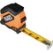 Klein Tools 9525 Tape Measure, 25-Foot Compact Double-Hook Imperial Measuring Tape with Finger Brake, Nylon Blade, Easy to Read Bold Lines...