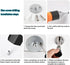 Door Stopper Spring Hydraulic Self Adhesive Door Stop Spring Door Stop Hydraulic Door Stop Bumper 3 Installation Methods Wall Protector 4.1 Inch H...