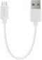 HomeSpot Short Micro USB Cable 5-Inch Fast Charging High Speed USB 2.0 Data Sync Cable - White......